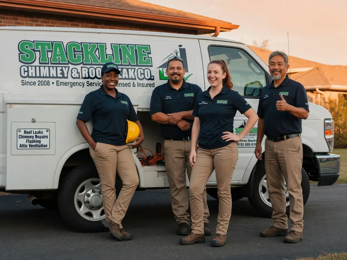 Chimney flashing repair company in Selbyville, WV